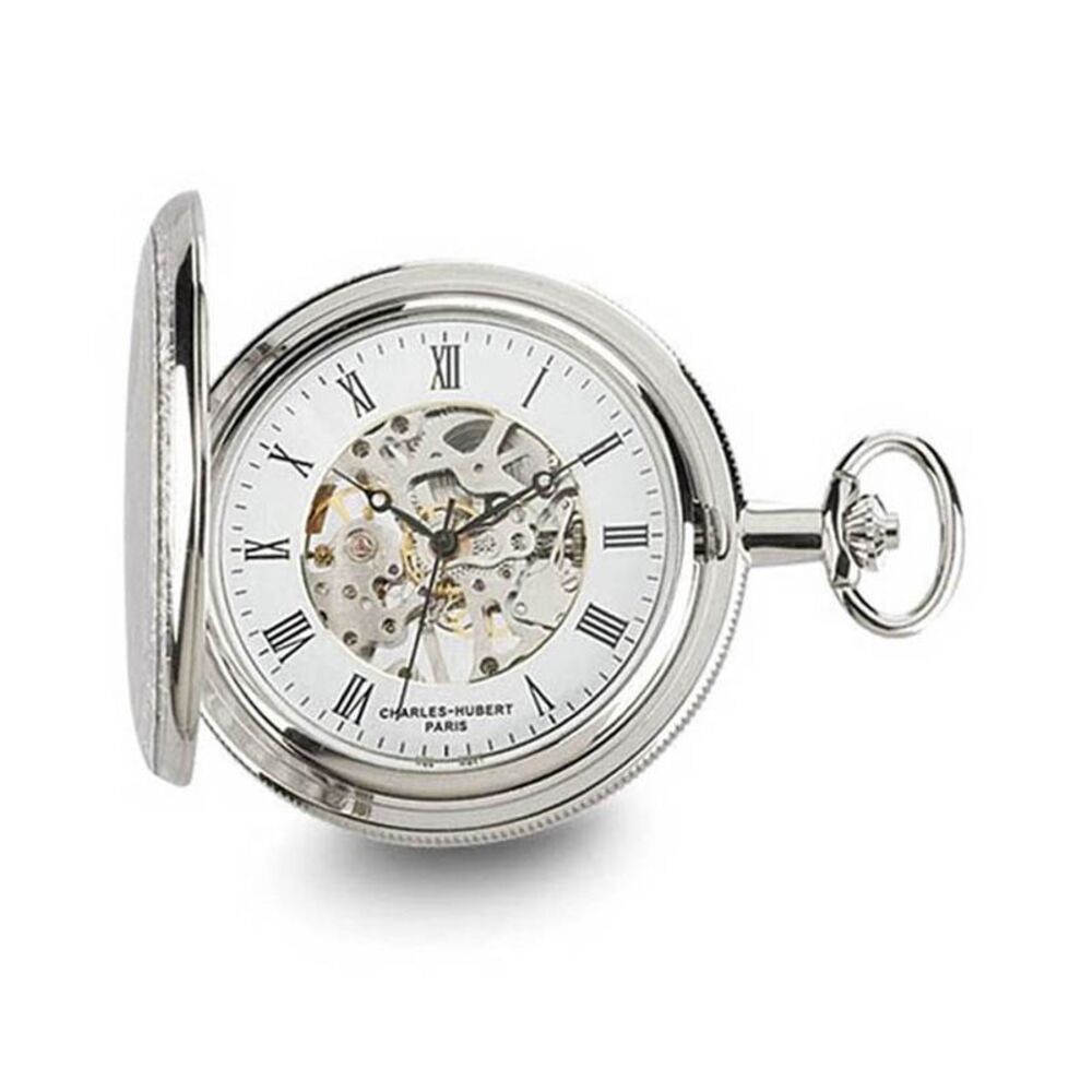 Charles Hubert Two-tone Gold Finish Pocket Watch
